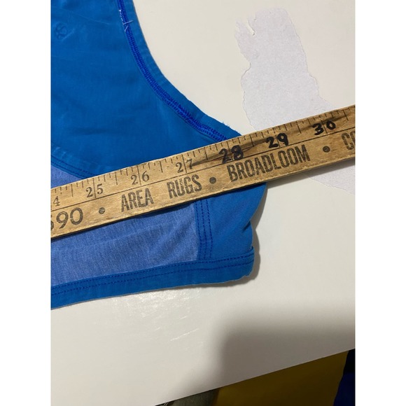 Lululemon Tank Top Mens Blue XL Extra Large Get Outside Get Sweaty Running Gym - Picture 3 of 8